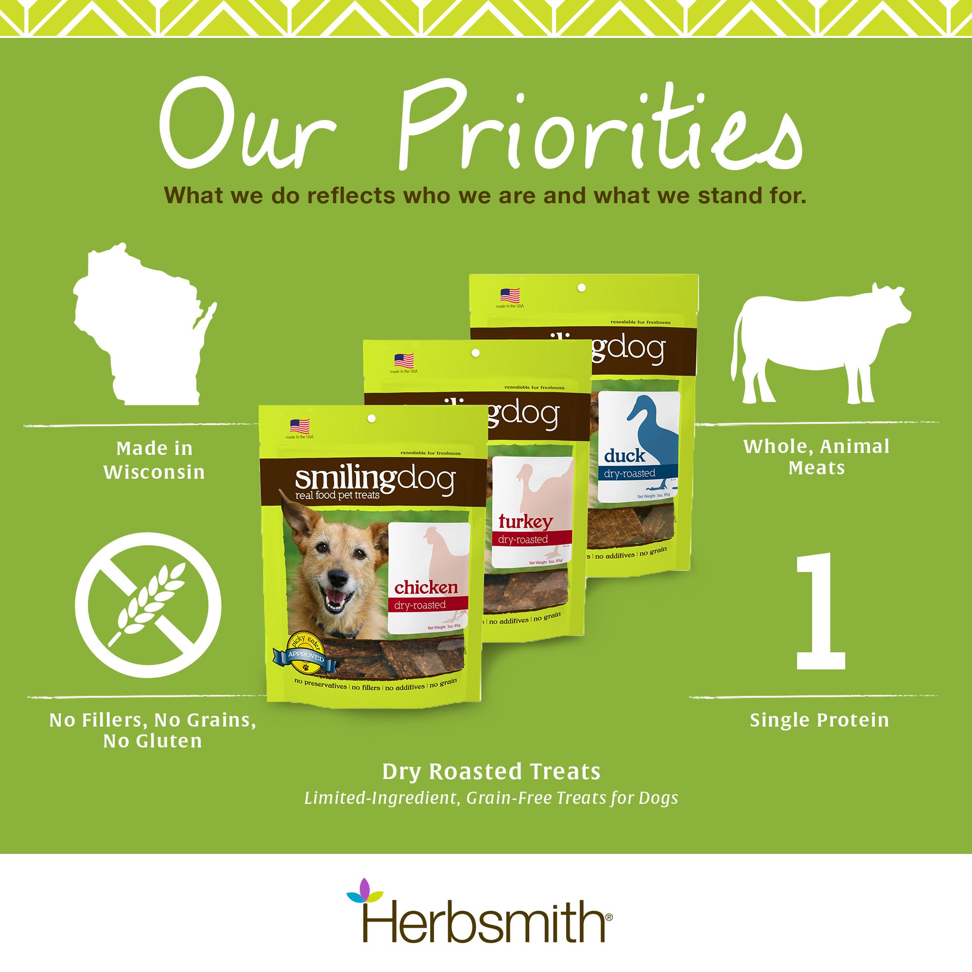 Smiling Dog Dry Roasted Treats