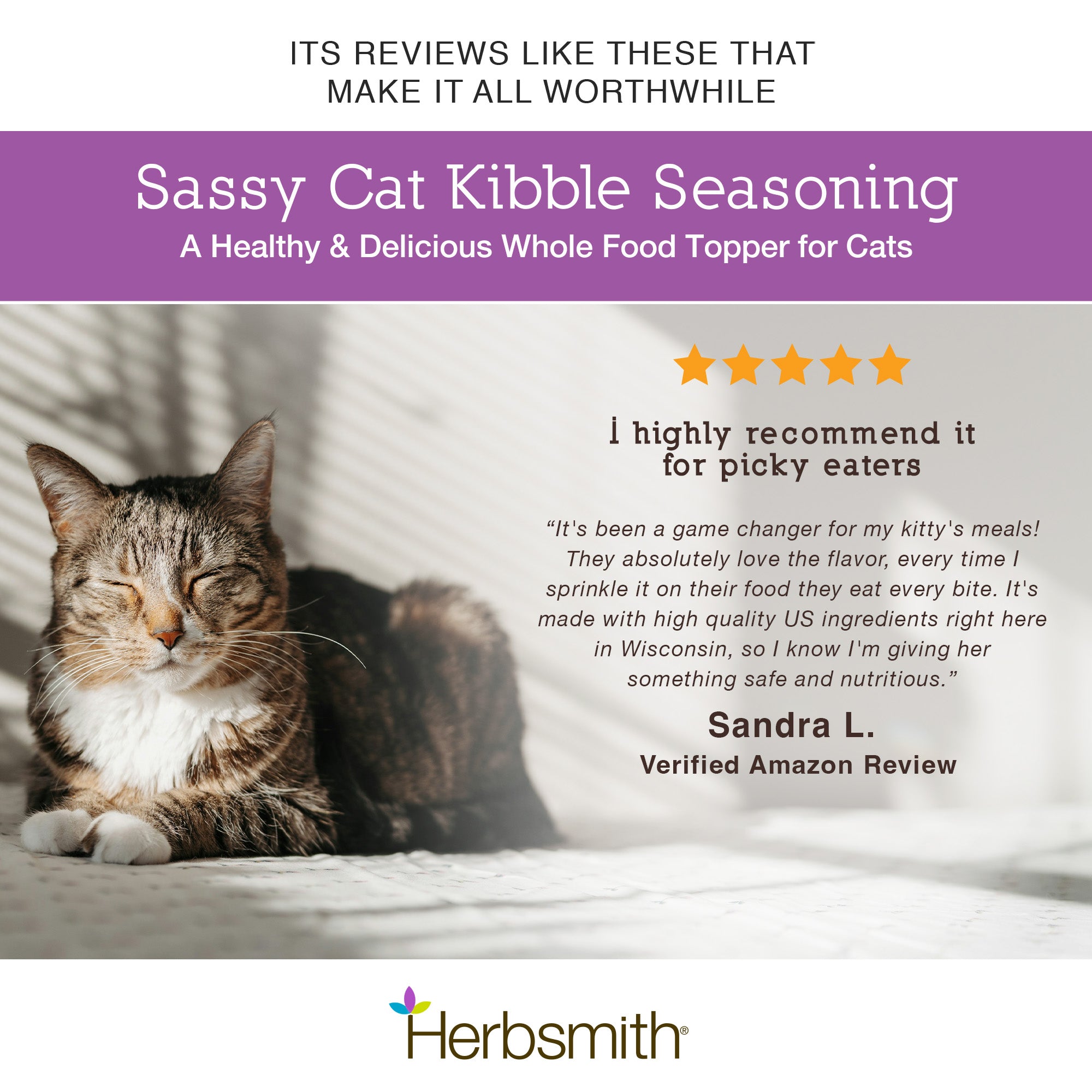 Sassy Cat Kibble Seasoning