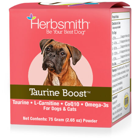 recommended taurine dosage for dogs